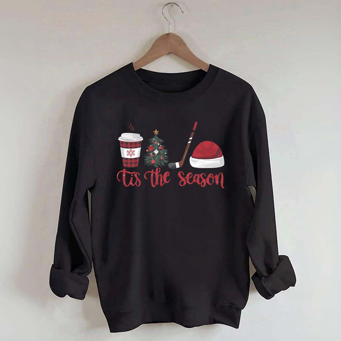 Christmas Hockey Lover Sweatshirt