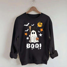 Halloween Boo Ghost Spooky Fall Sweatshirt