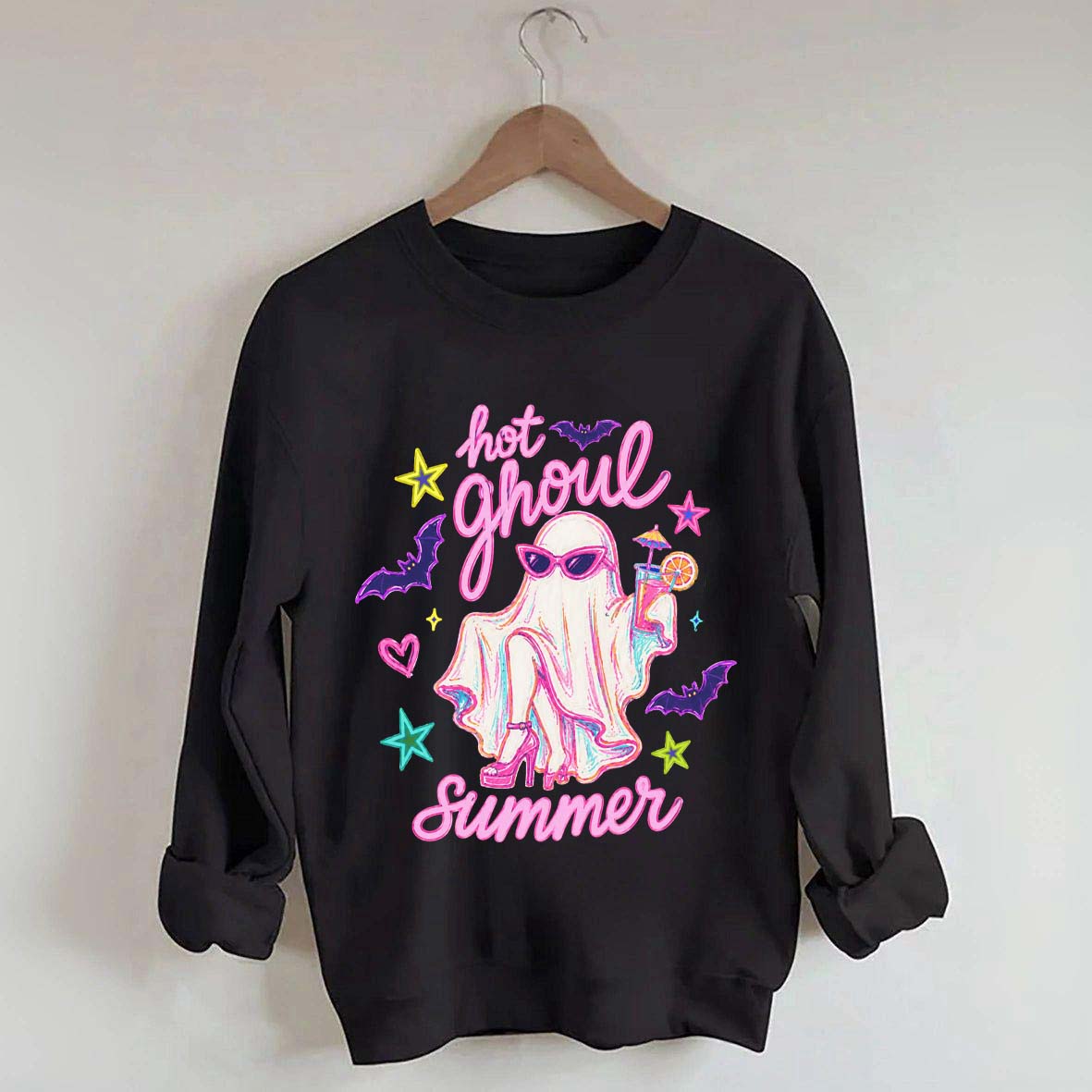 Hot Ghoul Summer Spooky Sweatshirt