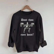 Medieval Gym Funny Knight Weightlifting Sweatshirt