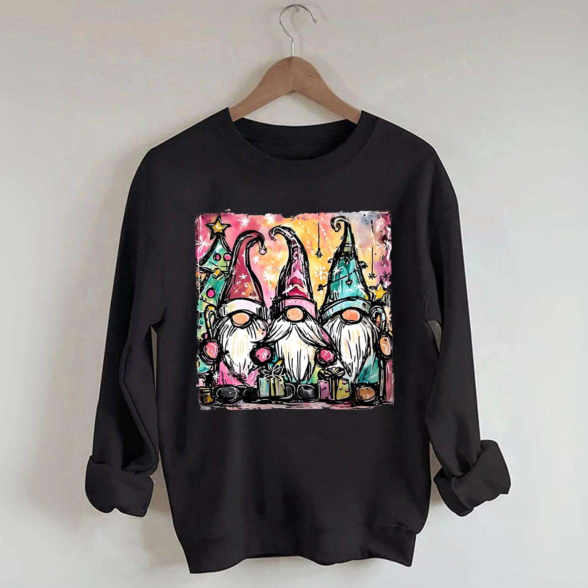 Christmas Gnome Art Sweatshirt