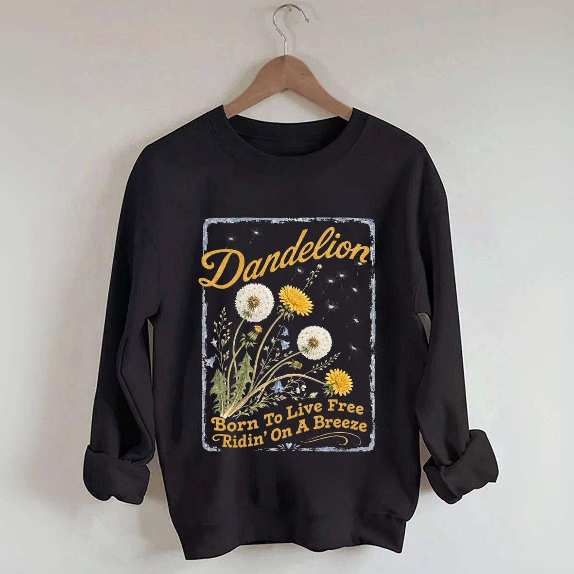 Comfort Colors Dandelion Country Music Sweatshirt