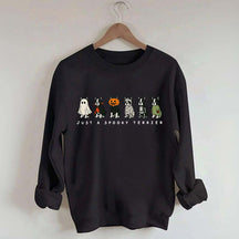 Spooky Boston Terrier Halloween Sweatshirt