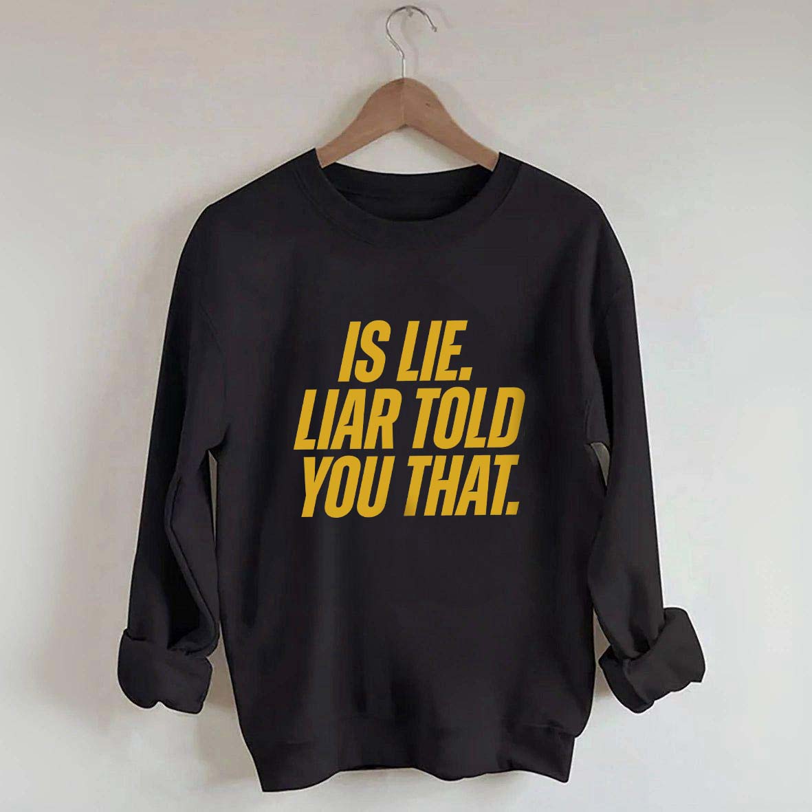 Is Lie Liar Told You That Hockey Sweatshirt