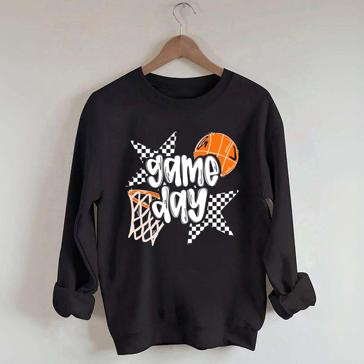 Game Day Basketball Go Team Sweatshirt