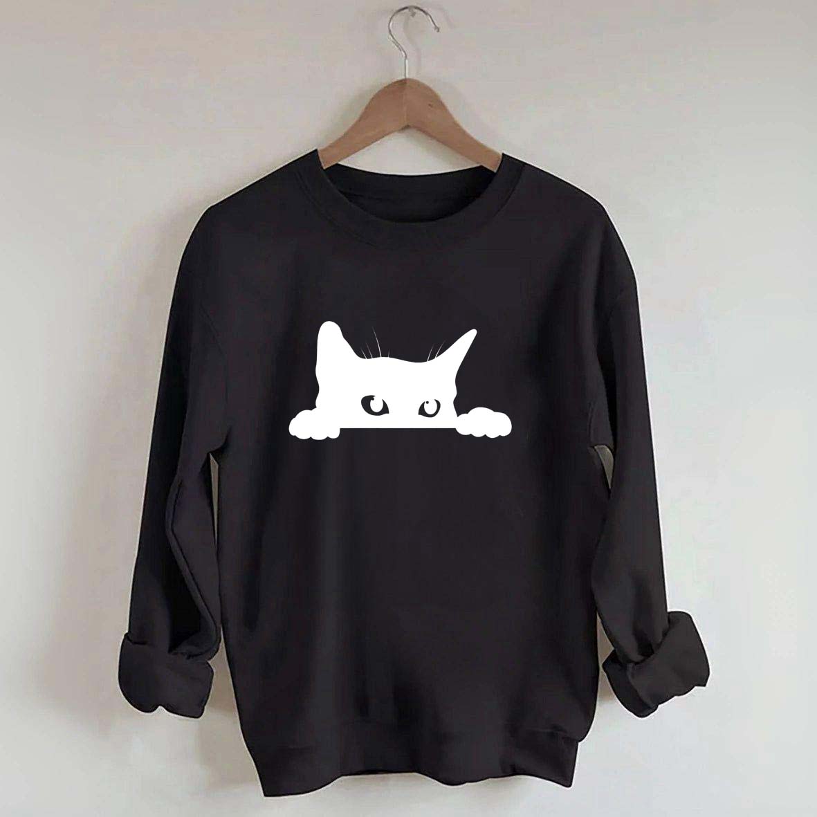 Cute Black Cat Owner Sweatshirt