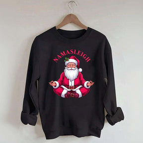 Namasleigh Santa Sweatshirt