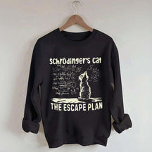 Funny Physics Science Cat Sweatshirt