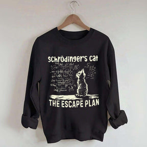 Funny Physics Science Cat Sweatshirt