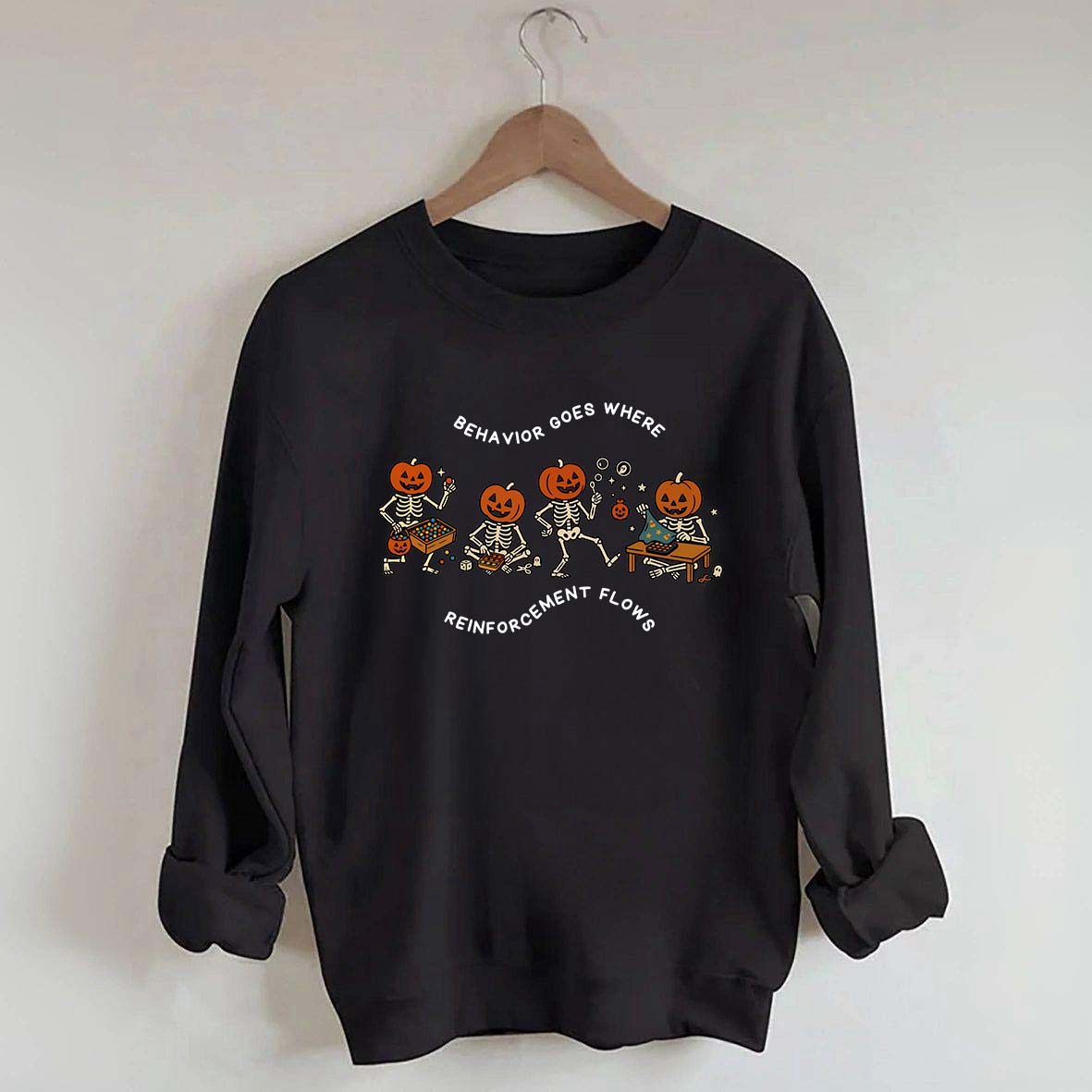 Behavior Reinforcement Skull Sweatshirt