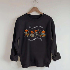 Behavior Reinforcement Skull Sweatshirt