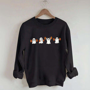 Weight Lifting Ghosts Halloween Sweatshirt