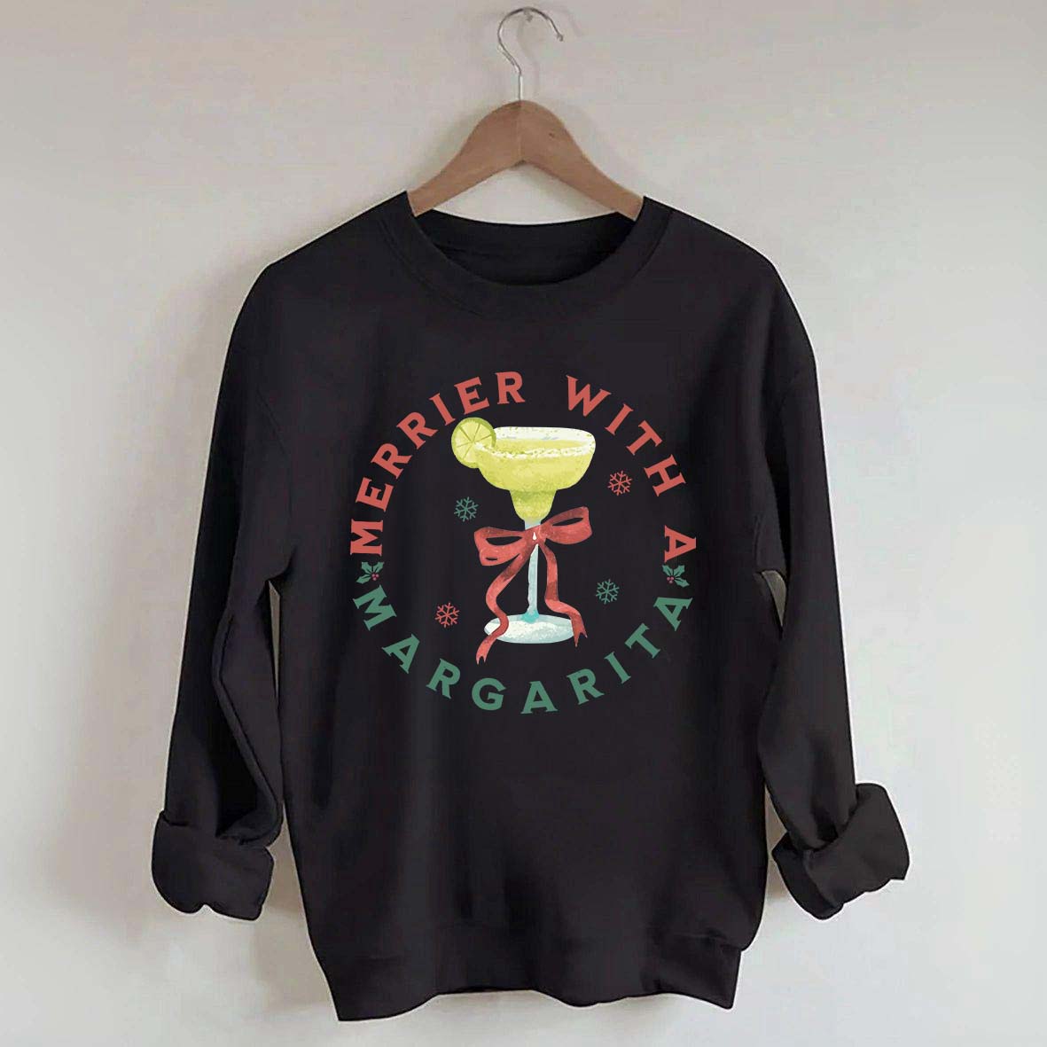 Christmas Margarita Xmas Cocktail Sweatshirt
