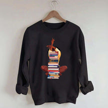 Black Woman With Books Sweatshirt