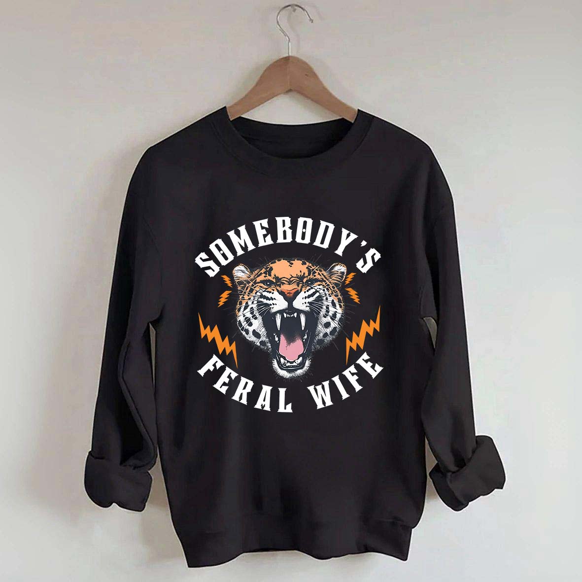 Trendy Feral Wife Leopard Sweatshirt