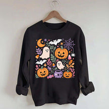Floral Halloween Fall Spooky Season Sweatshirt