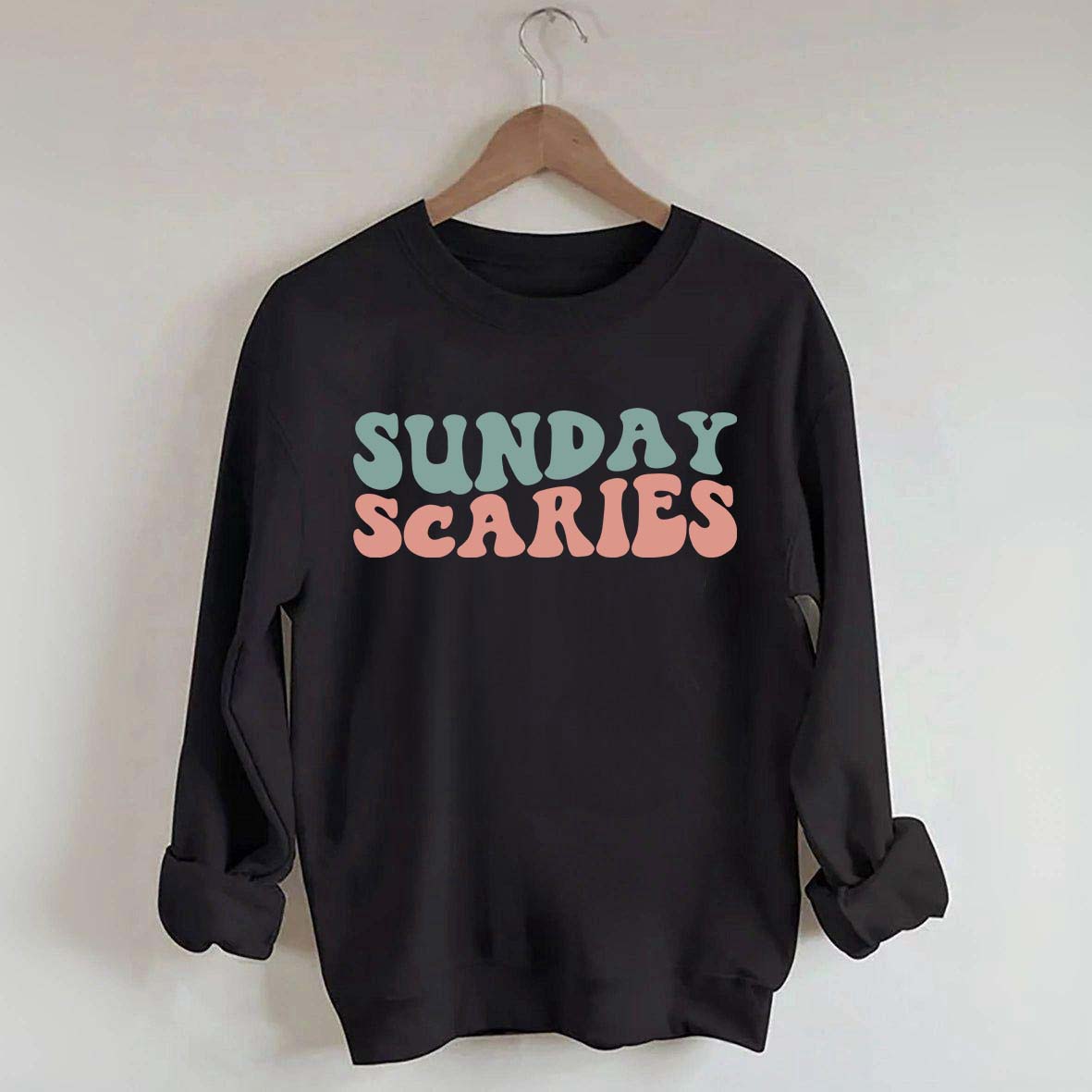 Retro Christmas Sunday Scaries Sweatshirt