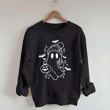 Retro Ghost Coffee Sweatshirt