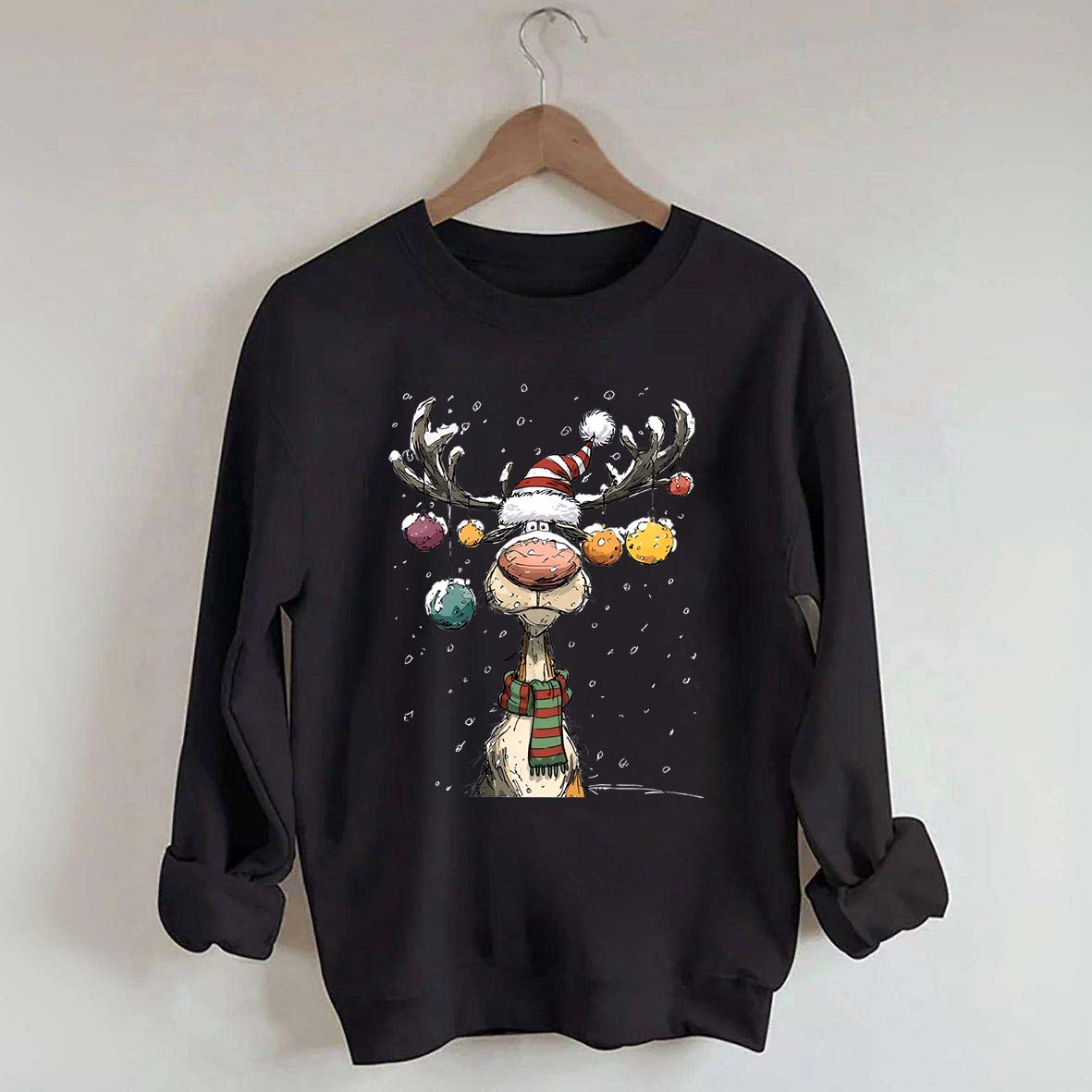 Cute Christmas Vintage Reindeer Sweatshirt