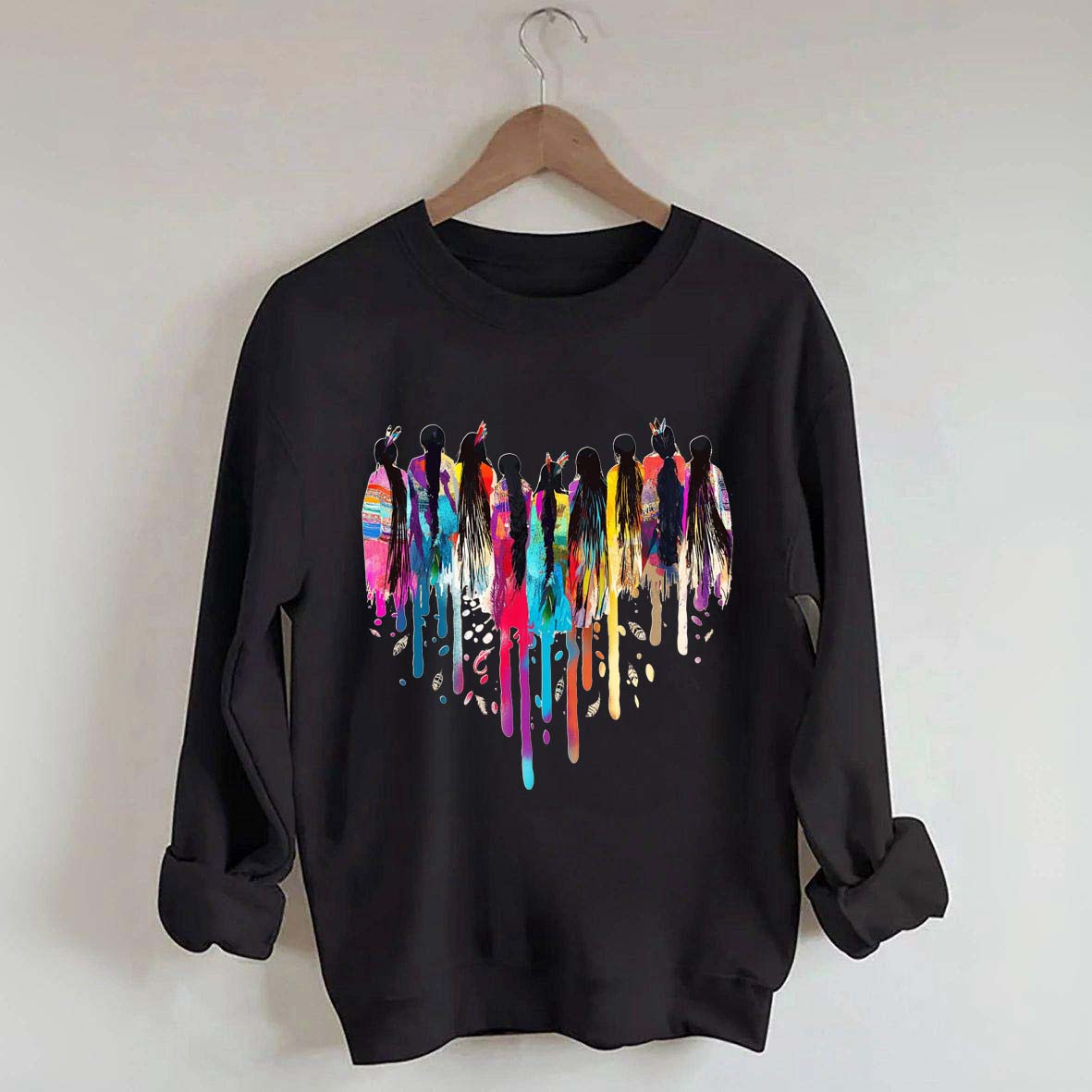 MMIW Feather Indigenous Pride Sweatshirt