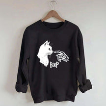 Cat Halloween Boop Sweatshirt