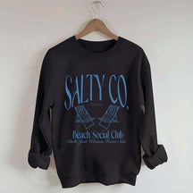 Custom Salty Co Beach Social Club Sweatshirt