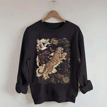 Retro Tiger Wild Cat Sweatshirt