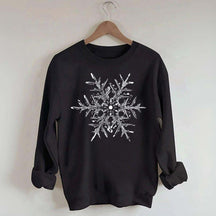 Minimalist Vintage Snowflake Sweatshirt