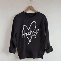 Hockey Sister Heart Sweatshirt