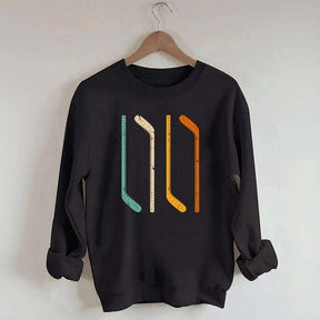 Ice Hockey Stick Vintage Sweatshirt