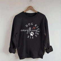 Dog Kisses Fix Everything Sweatshirt