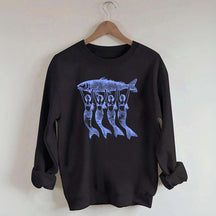 Vintage Tinned Fish Mermaid Sweatshirt