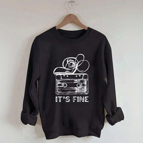 Retro Cassette Tape 90s Music Sweatshirt