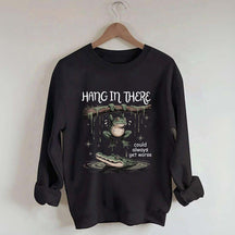 Sassy Frog Hang In There Sweatshirt