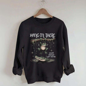 Sassy Frog Hang In There Sweatshirt