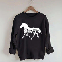 Floral Horse Sweatshirt