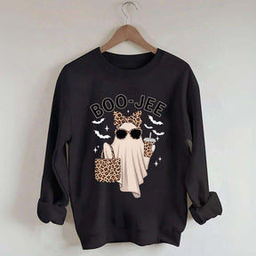 Boo-Jee Ghost Leopard Sweatshirt