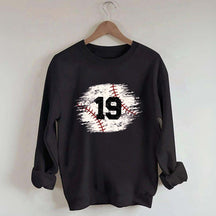 Custom Baseball Team Number Sweatshirt