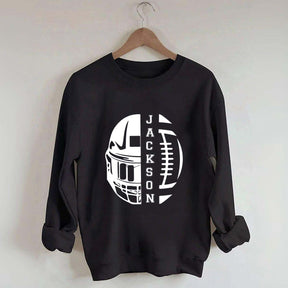 Personalized Football Season Mom Sweatshirt