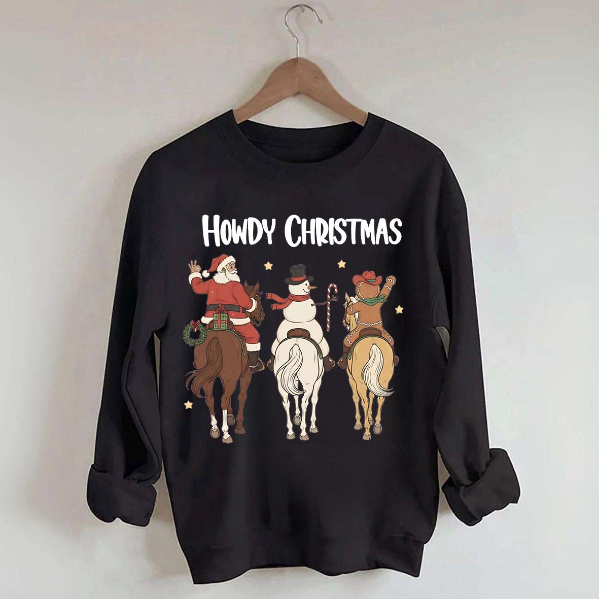 Howdy Christmas Western Cowgirl Rodeo Sweatshirt