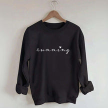 Running Jogging Heart Sweatshirt