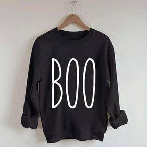 BOO Minimalist Halloween Sweatshirt
