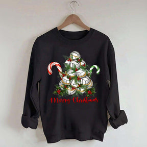Volleyball Christmas Merry Xmas Sweatshirt