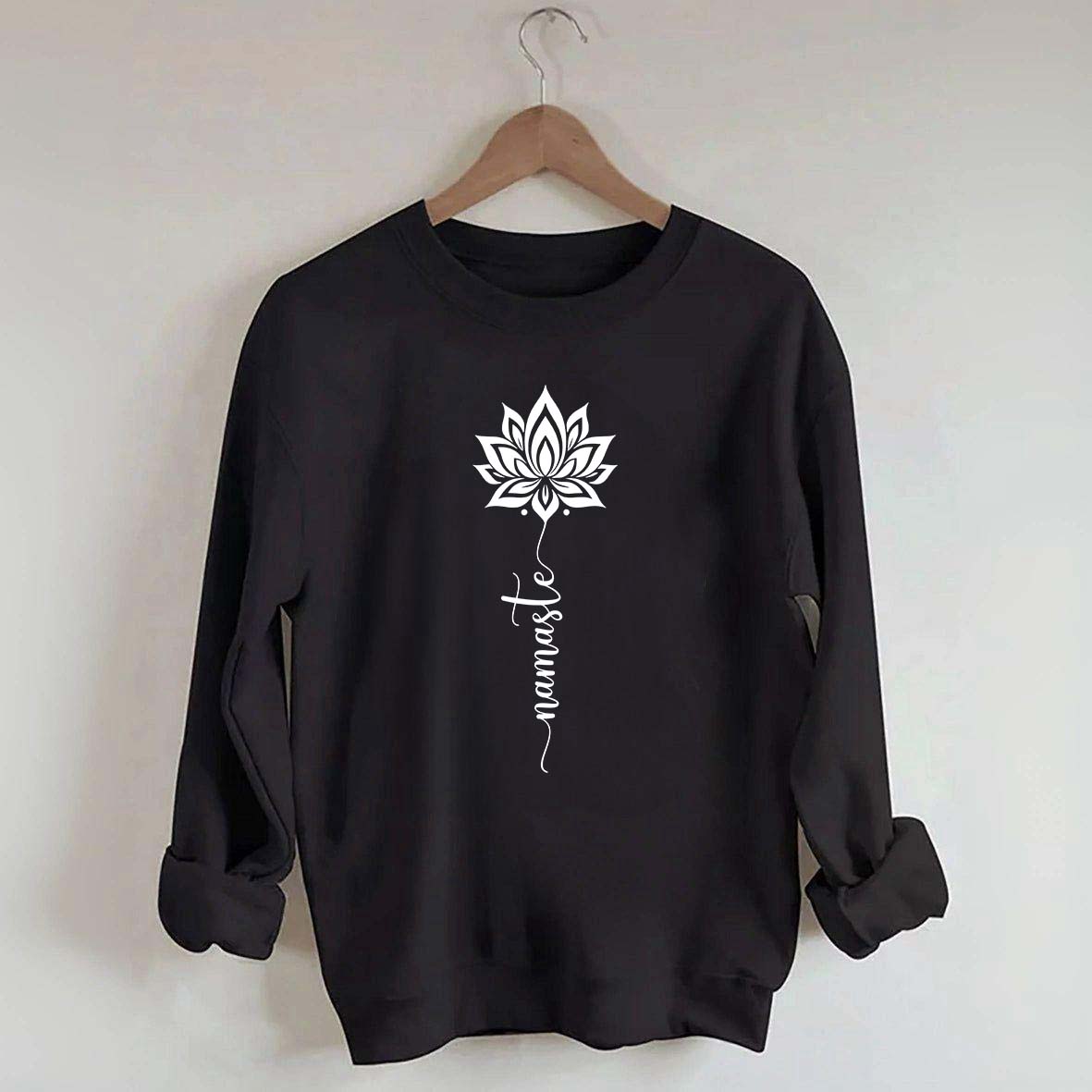 Namaste Lotus Flower Yoga Sweatshirt