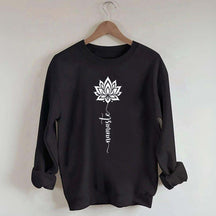 Namaste Lotus Flower Yoga Sweatshirt