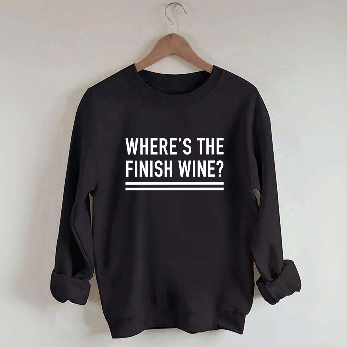 Where's the Finish Wine Muscle Sweatshirt