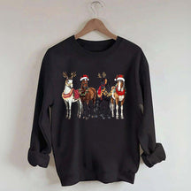 Horse Christmas Funny Sweatshirt