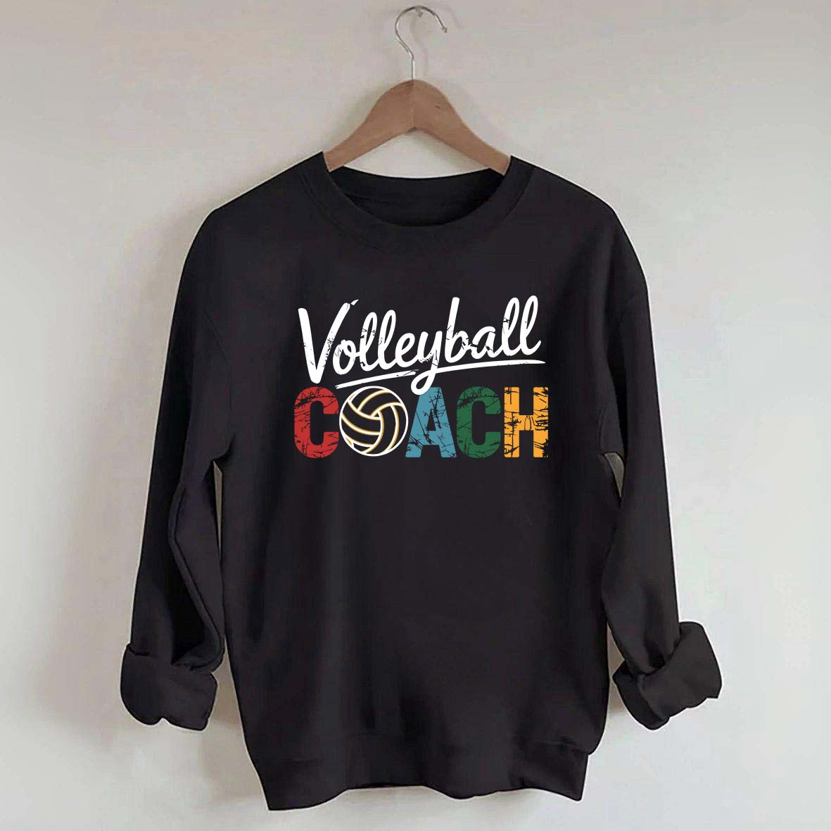 Comfort Color Volleyball Coach Sweatshirt