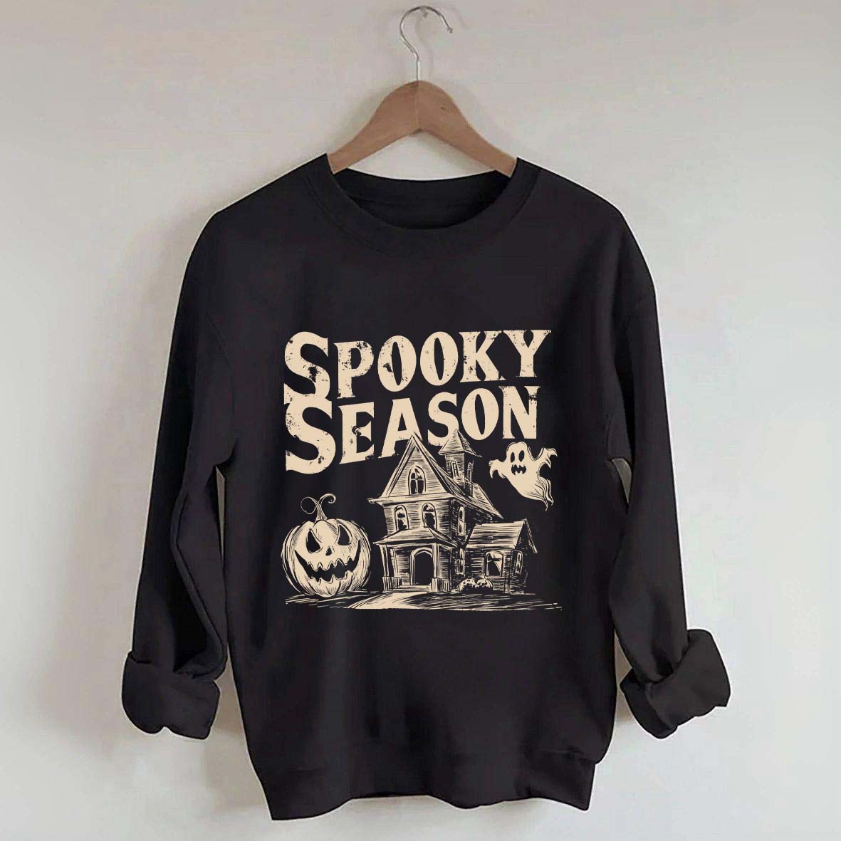 Spooky Season Haunted House Sweatshirt