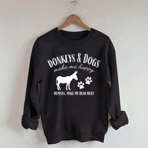 Donkey Owner Dog Sweatshirt